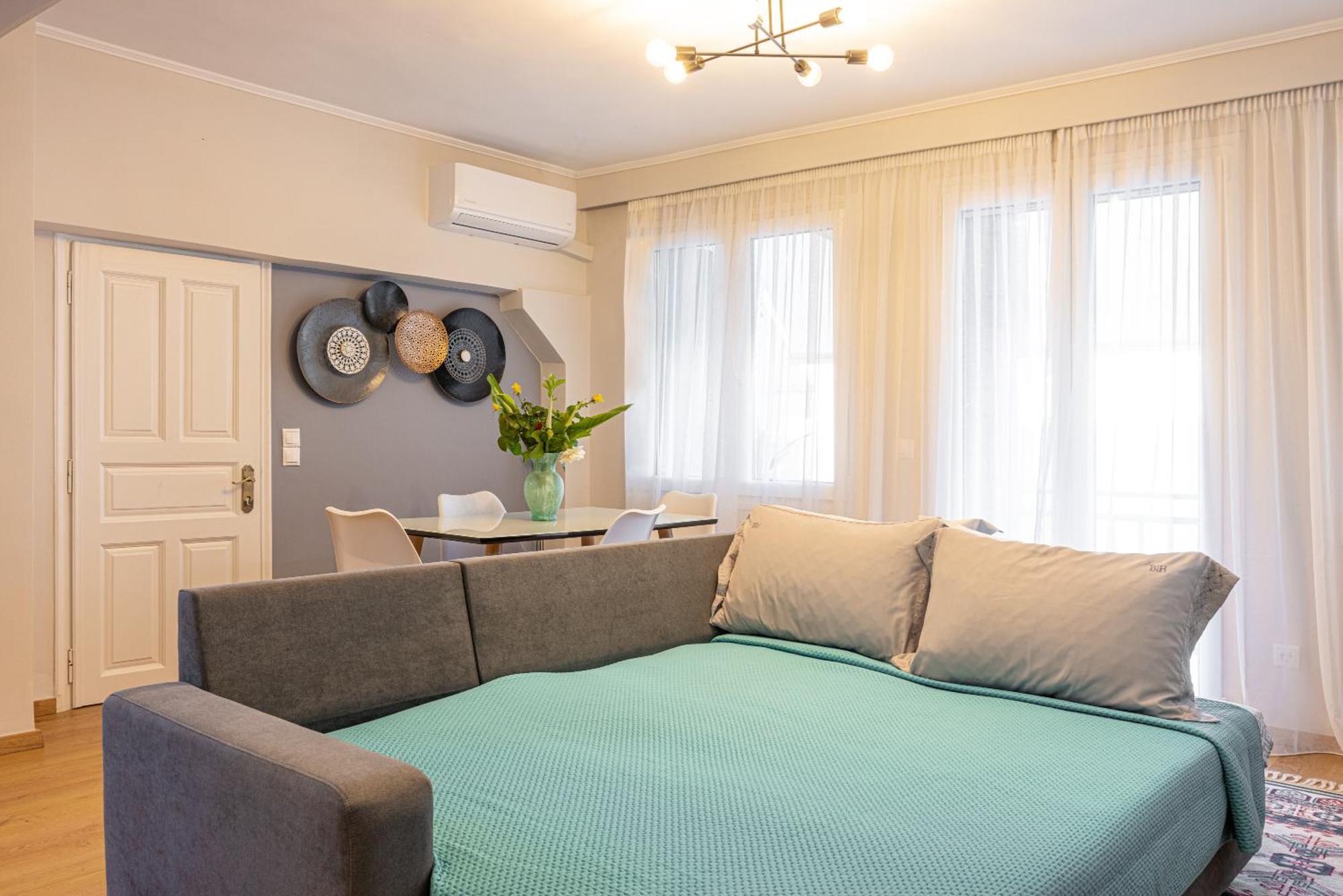 Pythagorio Blue Street Apartment With Balcony Eksteriør bilde